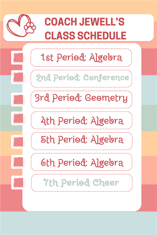Schedule